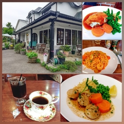 両親とランチに...