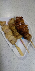 皮の塩とたれ、...