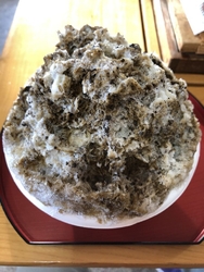 ほうじ茶かき氷...
