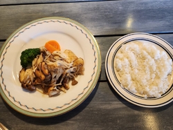 二人でランチに...