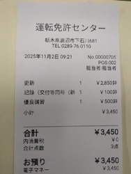 免許更新は要予...