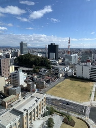 県庁15階の展...
