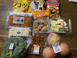 ランチの後に立...