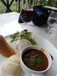 ランチのカレー...