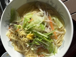 ランチにゆず塩...