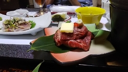 八重の桜を愛で...