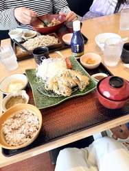 お買い物途中、...
