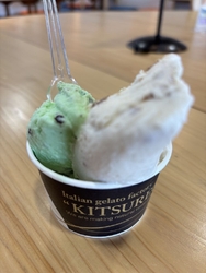 ランチの後道の...