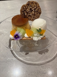 チーズケーキで...