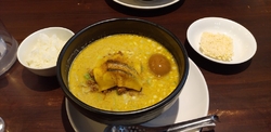 寒い日に担々麺...