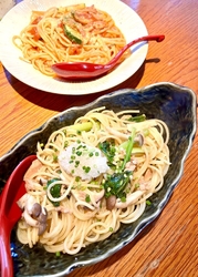 友達とランチで...
