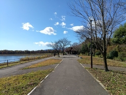 調整池をぐるっ...