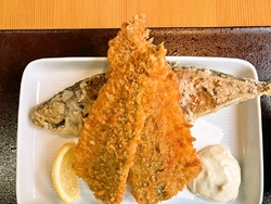 アジフライ定食...