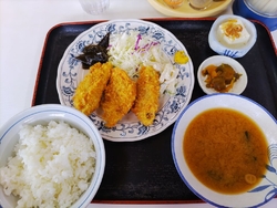 あじフライ定食...