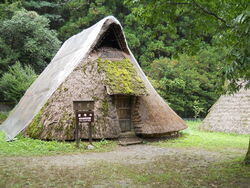 竪穴式住居に1...