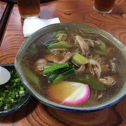 鴨南蛮そばをい...