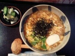 温かいお蕎麦に...