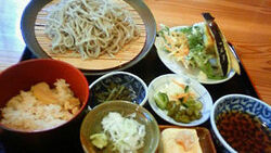 おいしいお蕎麦...