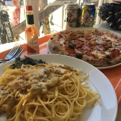 春スキーの昼ご...