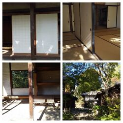 門をくぐると手...