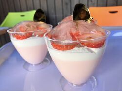 桜と苺のブランマンジェ♡