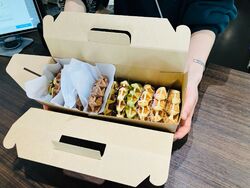 今年の花見はワッフルで☆彡