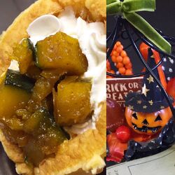 この時期限定!!和栗のモンブランワッフル♪