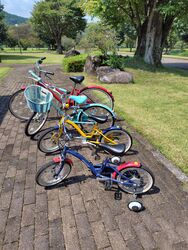 大人気！　貸自転車
