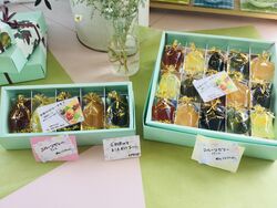 夏季限定フルーツゼリー各種販売中です！