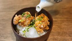 冷やし唐揚げ茶漬け