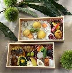 秋の味覚-『若山農場の栗』弁当