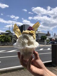 かき氷始まりました♪