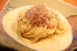 元祖！柳庵の和風カルボナーラ