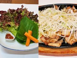 厚切り肉を鉄板で！絶品サムギョプサル