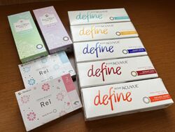 自然に瞳を大きく見せるサークルレンズ♪
