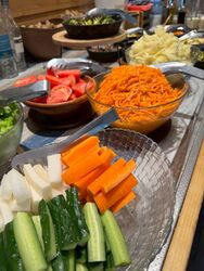 大人気！サラダバー