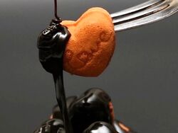 大好評！チョコソースがけ