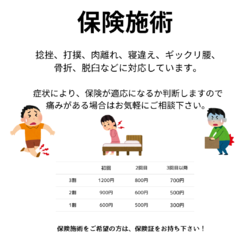 急な痛みやケガには健康保険が使えます！