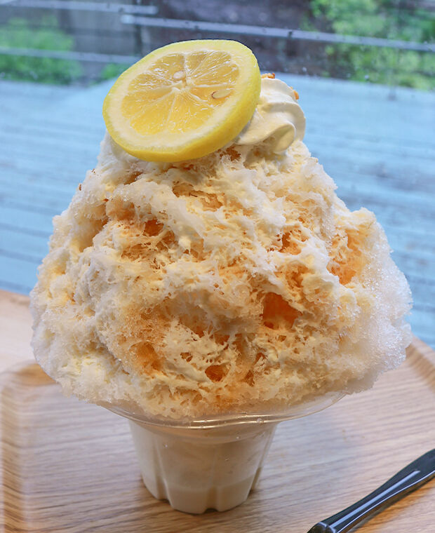 最後まで飽きない ミルクティー日光天然かき氷 かき氷 栃ナビ