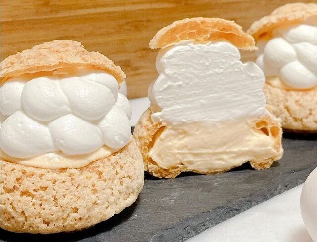 chou a la creme CUSTARD