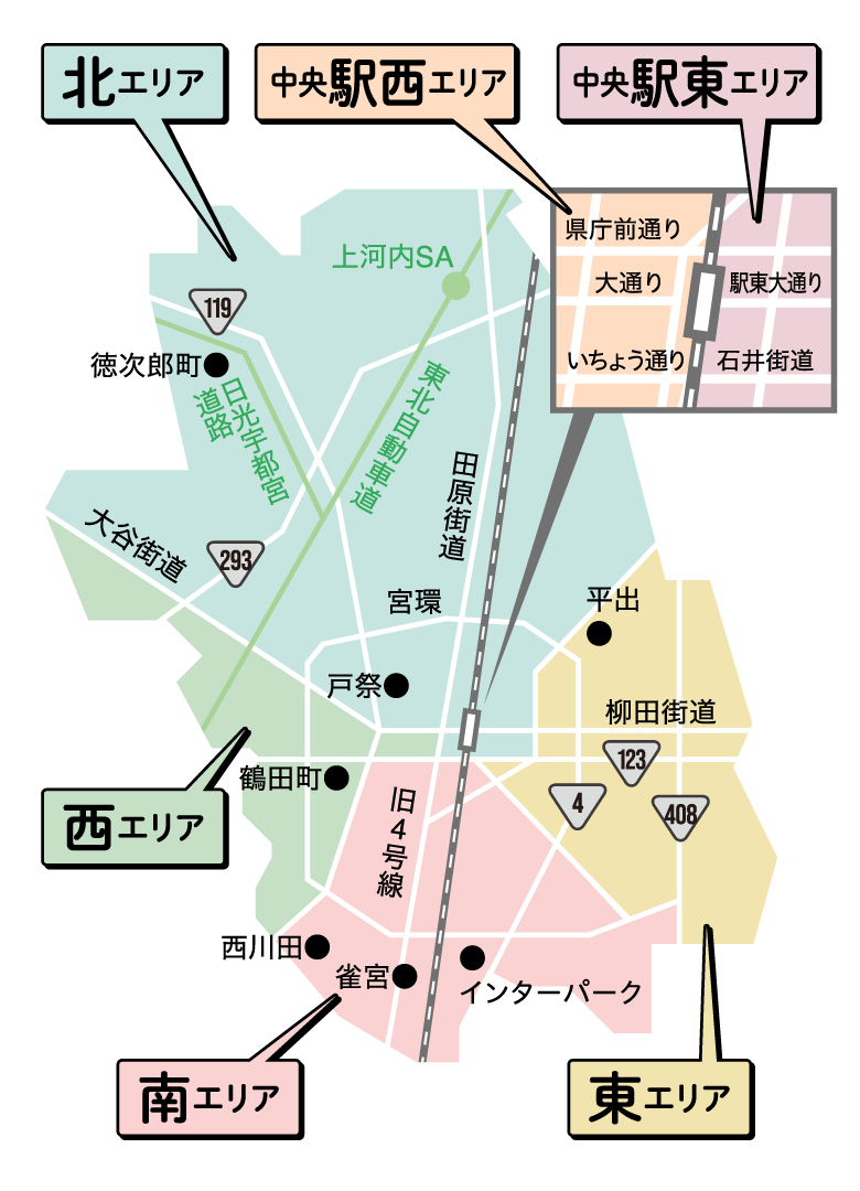 エリアマップ